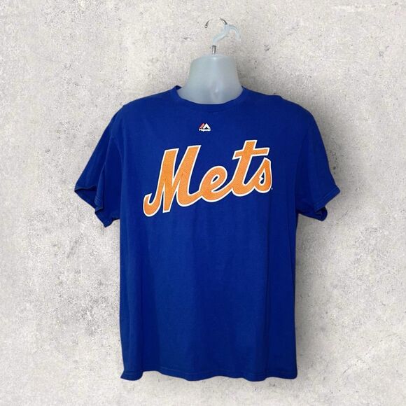 Noah Syndergaard New York Mets Men's Size Large Baseball Graphic Tee Blue - Picture 1 of 3